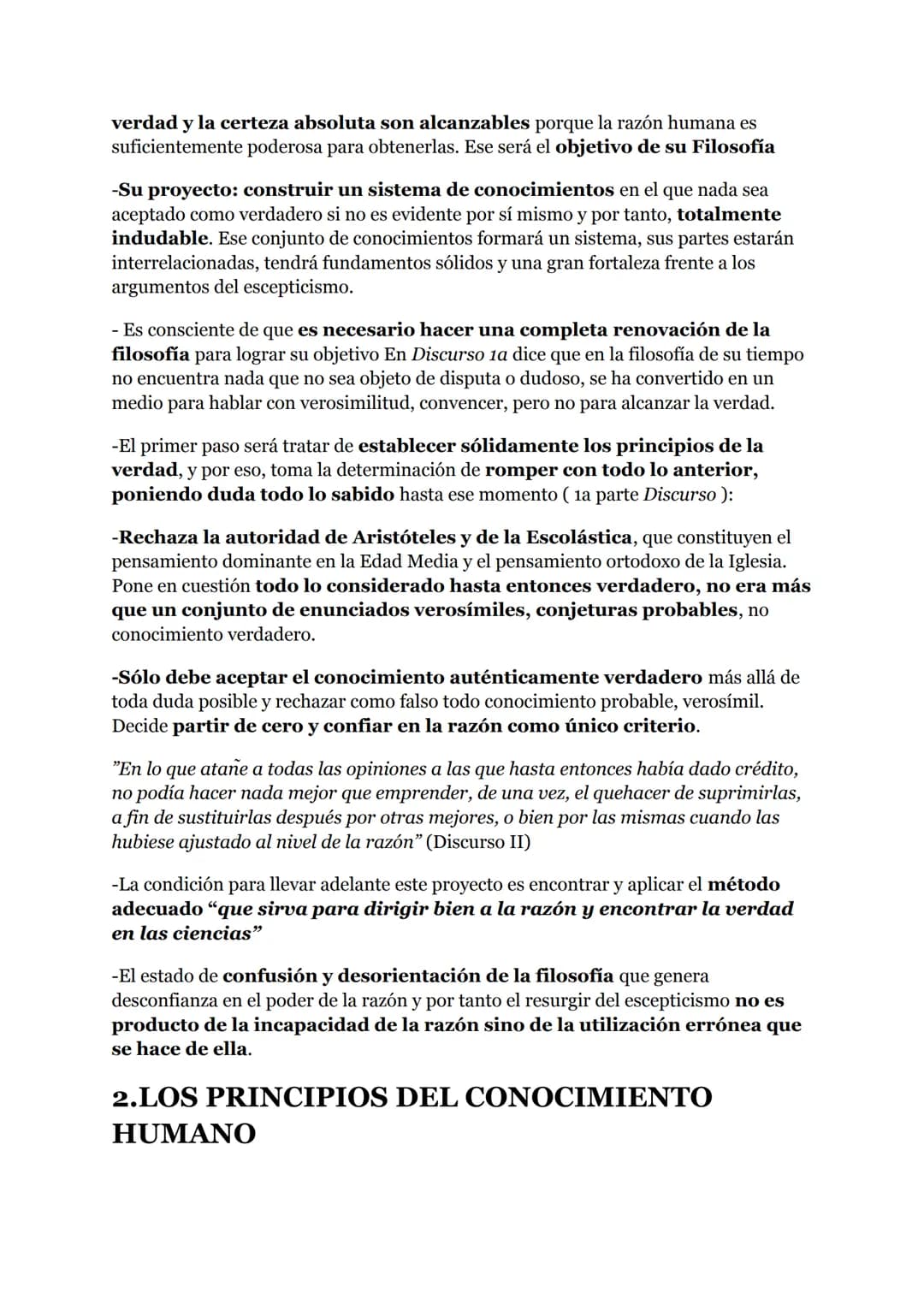 TEORÍA FILOSÓFICA DE DESCARTES 1
1. INTRODUCCIÓN
1.El problema del conocimiento en el s.XVII: Racionalismo y
Empirismo
-El problema del cono