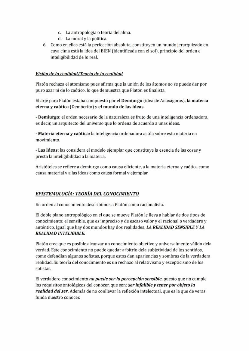 PLATÓN
CONTEXTO SOCIO-CULTURAL DE PLATÓN
Su vida se vio influenciada por los sucesos acontecidos en su época entre los que cabe
destacar:
La