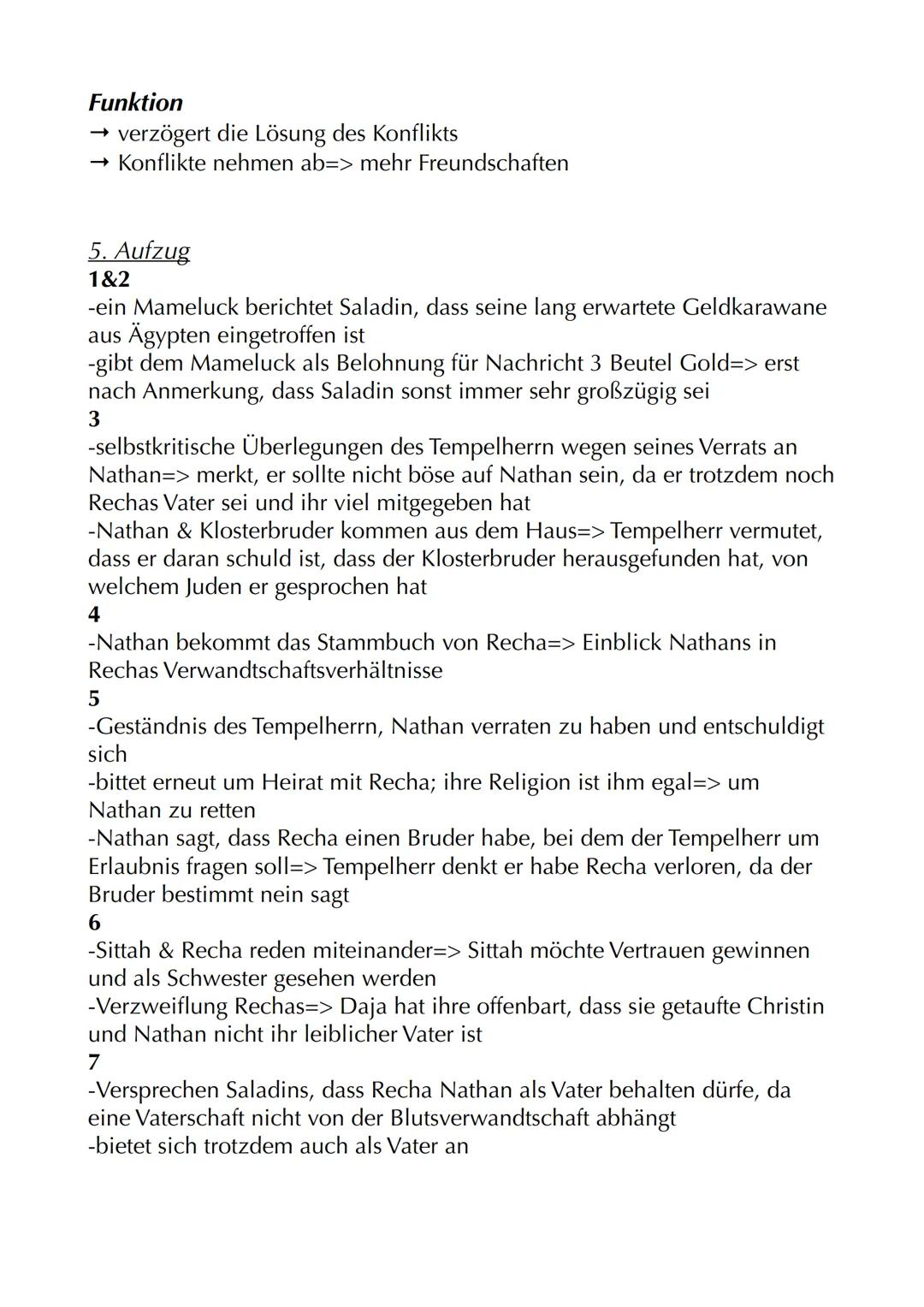 # Nathan der Weise

Autor: Gotthold Ephraim Lessing
Jahr: 1779
Textsorte: Dramatisches Gedicht
Aufbau: 5 Aufzüge/Akte mit jeweiligen Auftrit