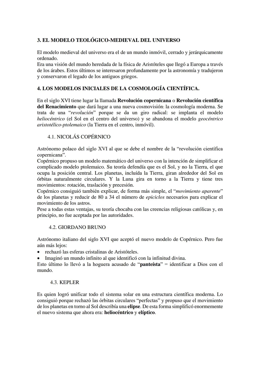 TEMA 4 FILOSOFÍA PRIMERO DE BACHILLERAT
COSMOVISIONES A LO LARGO DE LA HISTORIA. LA FILOSOFÍA DE LA CIENCIA ACTUAL.
1. LOS MODELOS MÍTICOS D