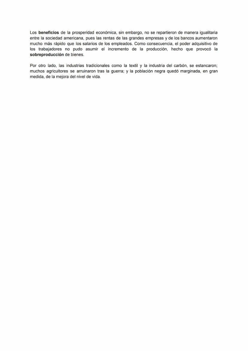 TEMA 7: EL PERÍODO DE ENTREGUERRAS
1. INTRODUCCIÓN
★ Economía
La Primera Guerra Mundial provocó gran devastación económica en los países afe
