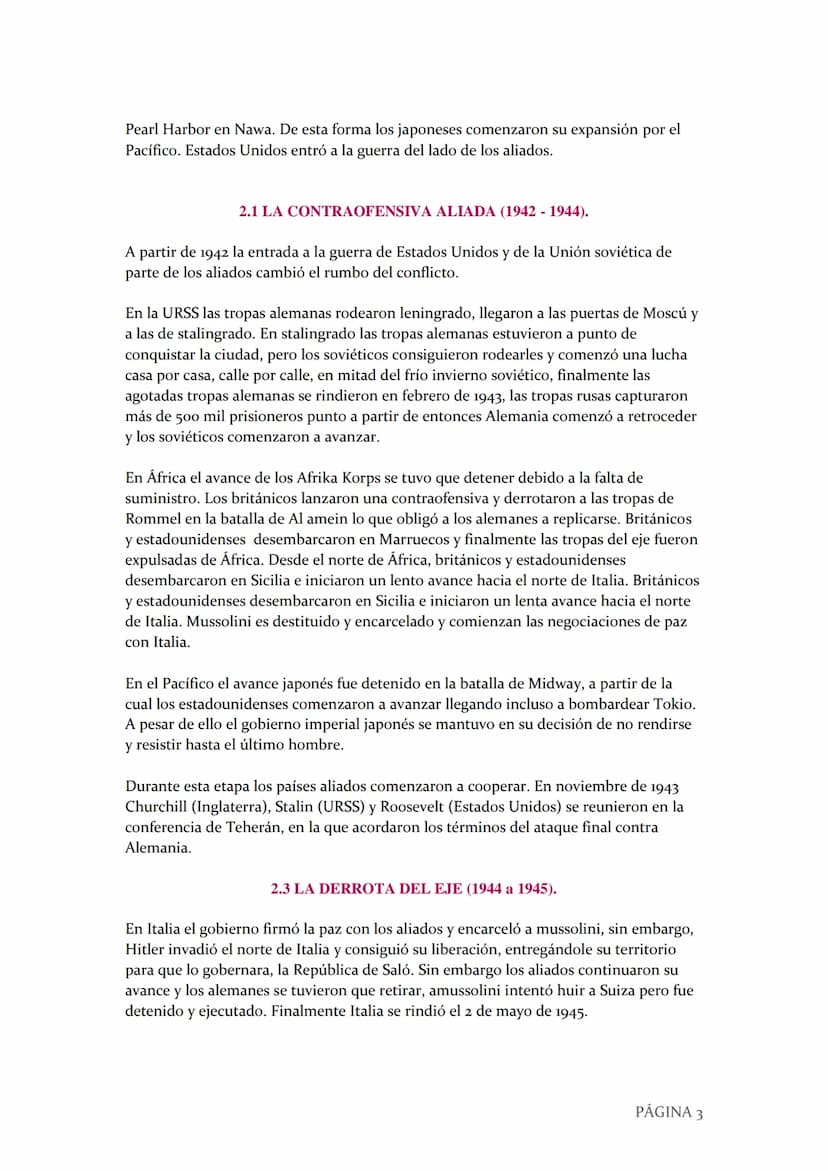 --- OCR Start ---
Segunda Guerra
Mundial
La segunda guerra mundial.
UNIDAD 6
Miriam Rodríguez Merino | 4º E.S.O. C | 17/05/2024
--- OCR End 