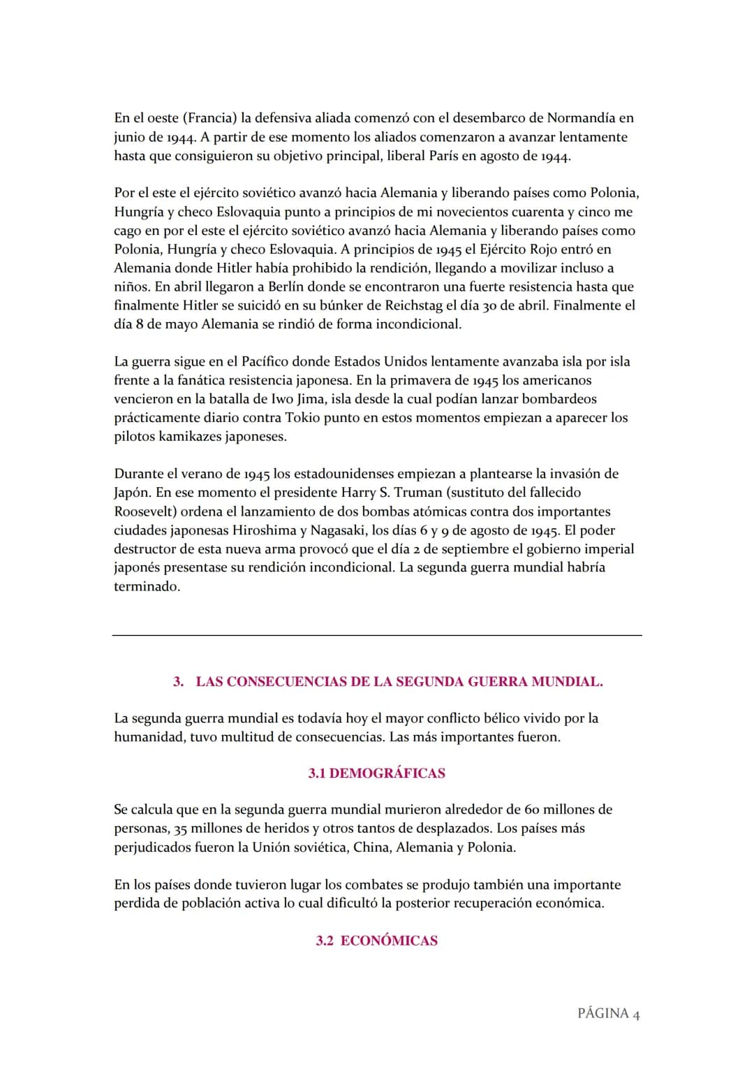 --- OCR Start ---
Segunda Guerra
Mundial
La segunda guerra mundial.
UNIDAD 6
Miriam Rodríguez Merino | 4º E.S.O. C | 17/05/2024
--- OCR End 