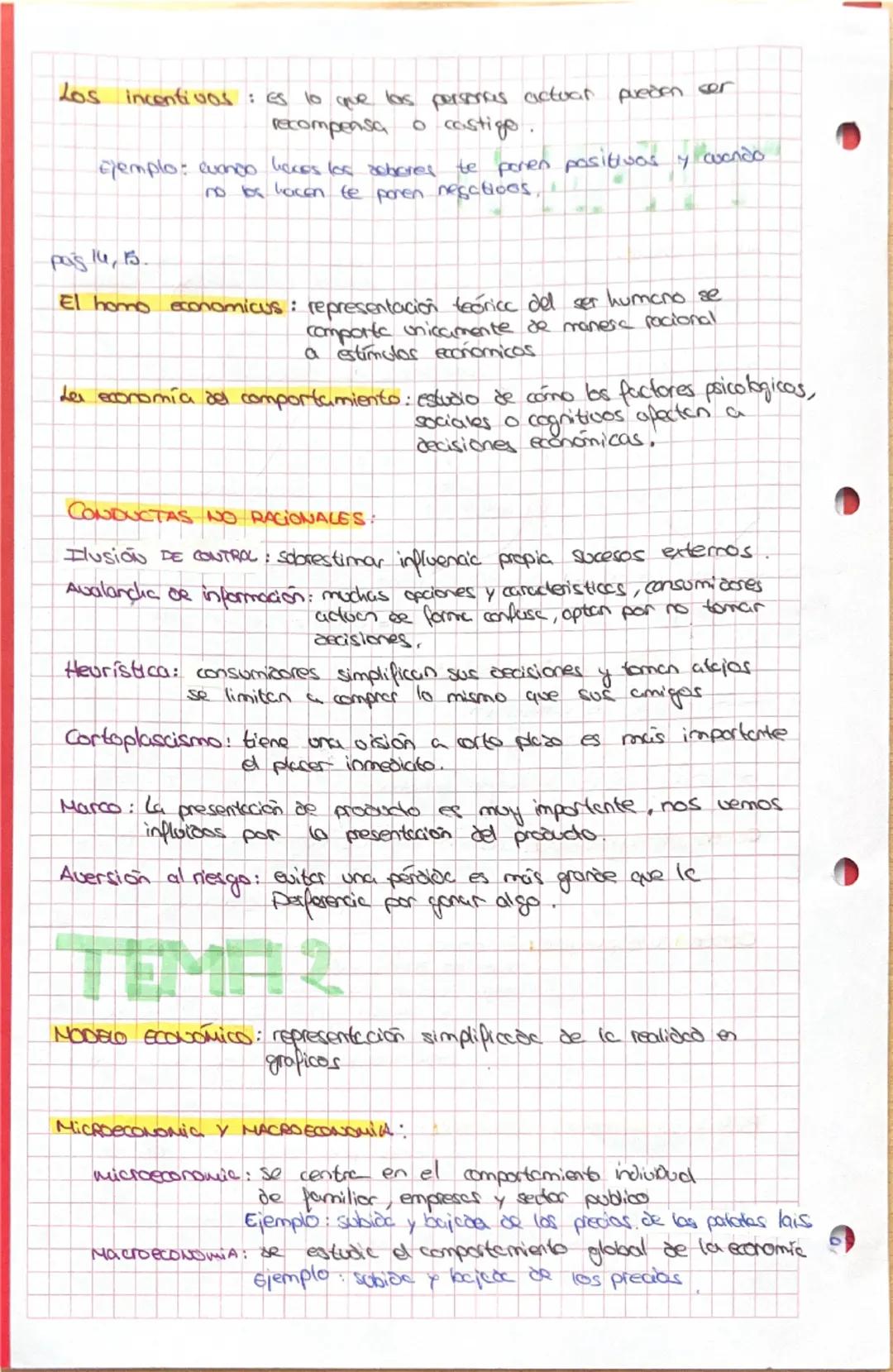 --- OCR Start ---
TEMA1:
7638,9.
La economía es la ciencia que se ocupa de la forma en que
las personas administran recursos escasos para sa