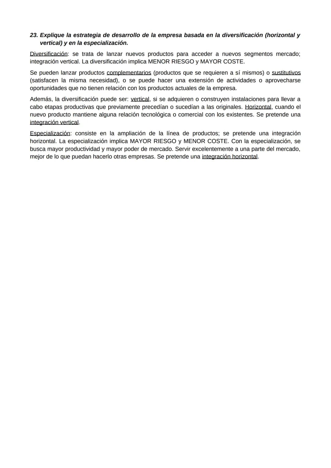 PREGUNTAS TIPO EVAU - ECONOMÍA DE LA EMPRESA
TEMA 1. INTRODUCCIÓN A LA EMPRESA.
1. Explique brevemente la teoría del empresario de Schumpete