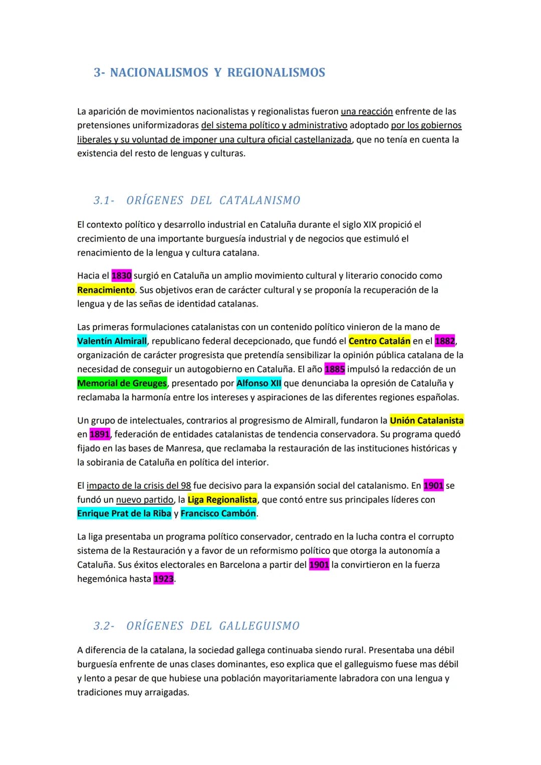 LA RESTAURACIÓN
1- EL RETORNO DE LA DINASTÍA
Los años finales del Sexenio, y en particular durante el gobierno de Serrano, las fuerzas
conse