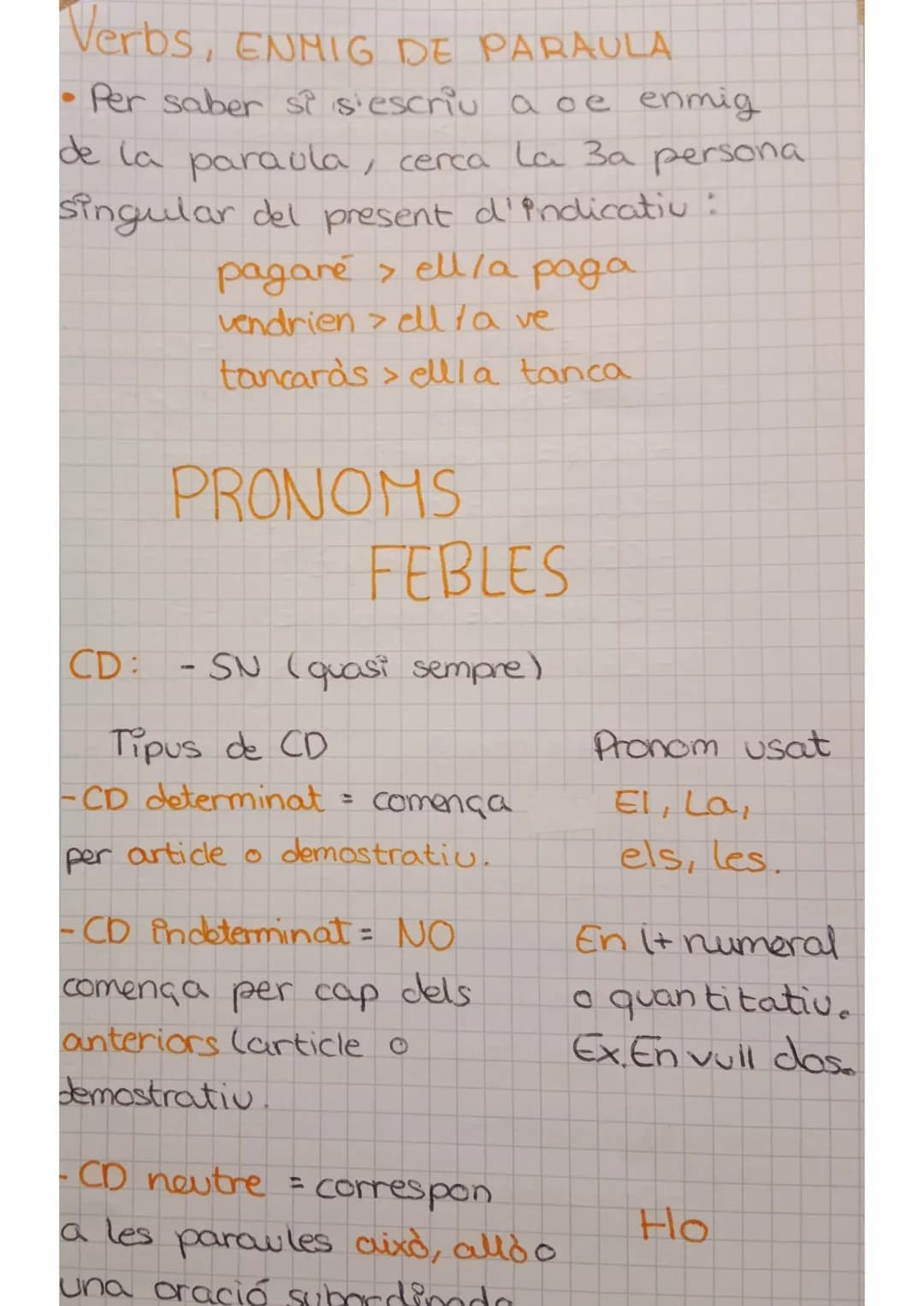 
<p>Els pronoms febles són part de la gramàtica de la llengua catalana i s'utilitzen per substituir o referir-se a altres elements de la fra
