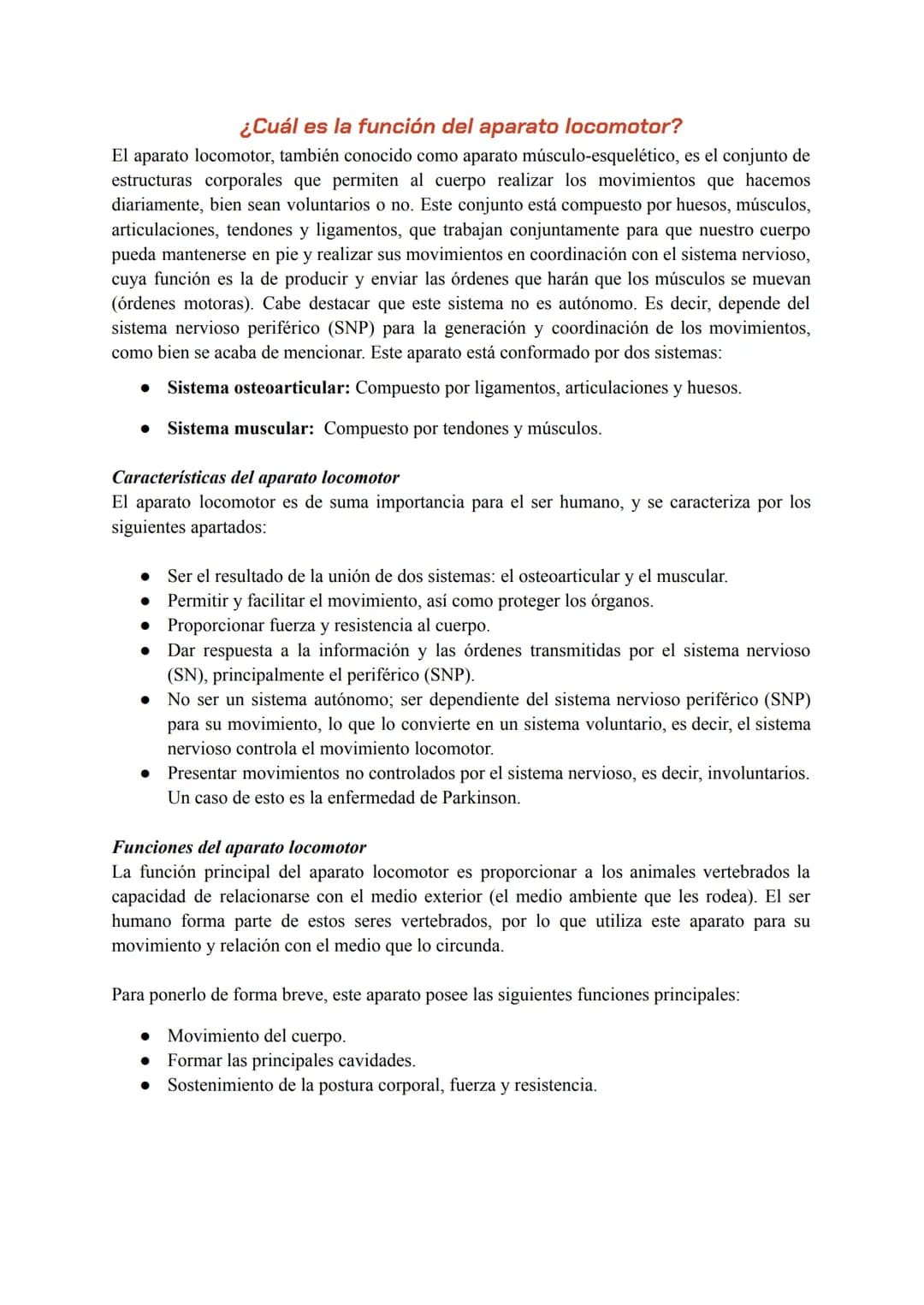 ¿Quién produce el
movimiento? ÍNDICE
1. ¿Cuál es la función del aparato locomotor?
2.
3
Componentes básicos. El esqueleto está formado por h