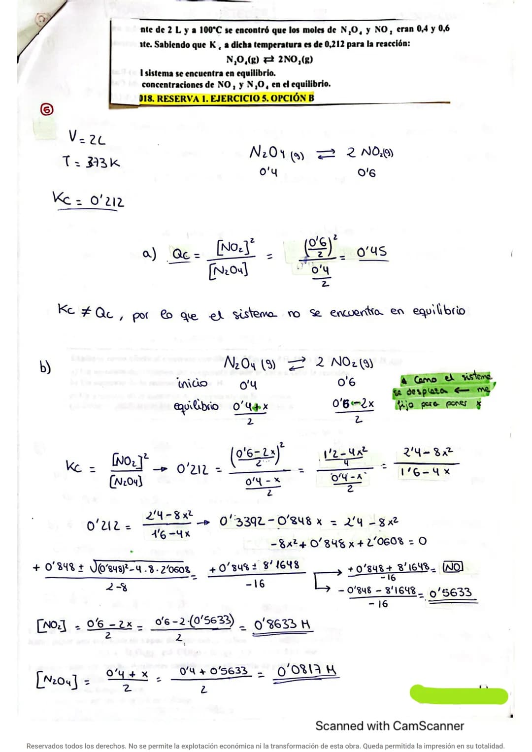 =)
ㅎ C
EQUILIBRIO QUÍMICO
aA+bB
aA + bB
CTE.
EQUILIBRIO
No tiene
a
GRADO
DE DISOCIACION
Kc)= [C] [D]
[A] [B]
(Pr. V) = nt. RT pasar k
I
Atm
