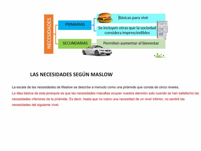 TEMA 1. PRINCIPIOS BÁSICOS DE ECONOMÍA
1. Economía. Una ciencia útil
2. La escasez y los recursos, la necesidad de elegir
2.1
Los recursos s