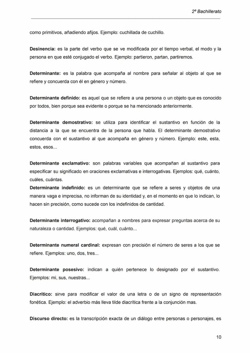 LENGUA CASTELLANA Y LITERATURA
2º Bachillerato
LISTA DE TÉRMINOS GRAMATICALES, GÉNEROS TEXTUALES, TIPOS DE
TEXTO, FIGURAS RETÓRICAS Y TÓPICO