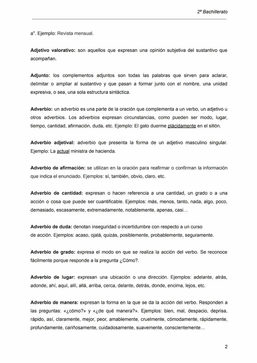 LENGUA CASTELLANA Y LITERATURA
2º Bachillerato
LISTA DE TÉRMINOS GRAMATICALES, GÉNEROS TEXTUALES, TIPOS DE
TEXTO, FIGURAS RETÓRICAS Y TÓPICO