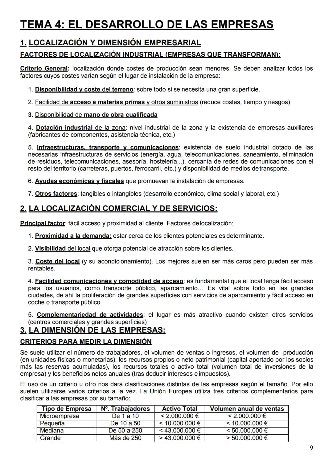 TEMA 1. EL PAPEL DE LA EMPRESA EN LA ECONOMÍA
1. ACTIVIDAD ECONÓMICA Y EMPRESA
Factores productivos:
Tierra: Recursos naturales.
Trabajo: Ap