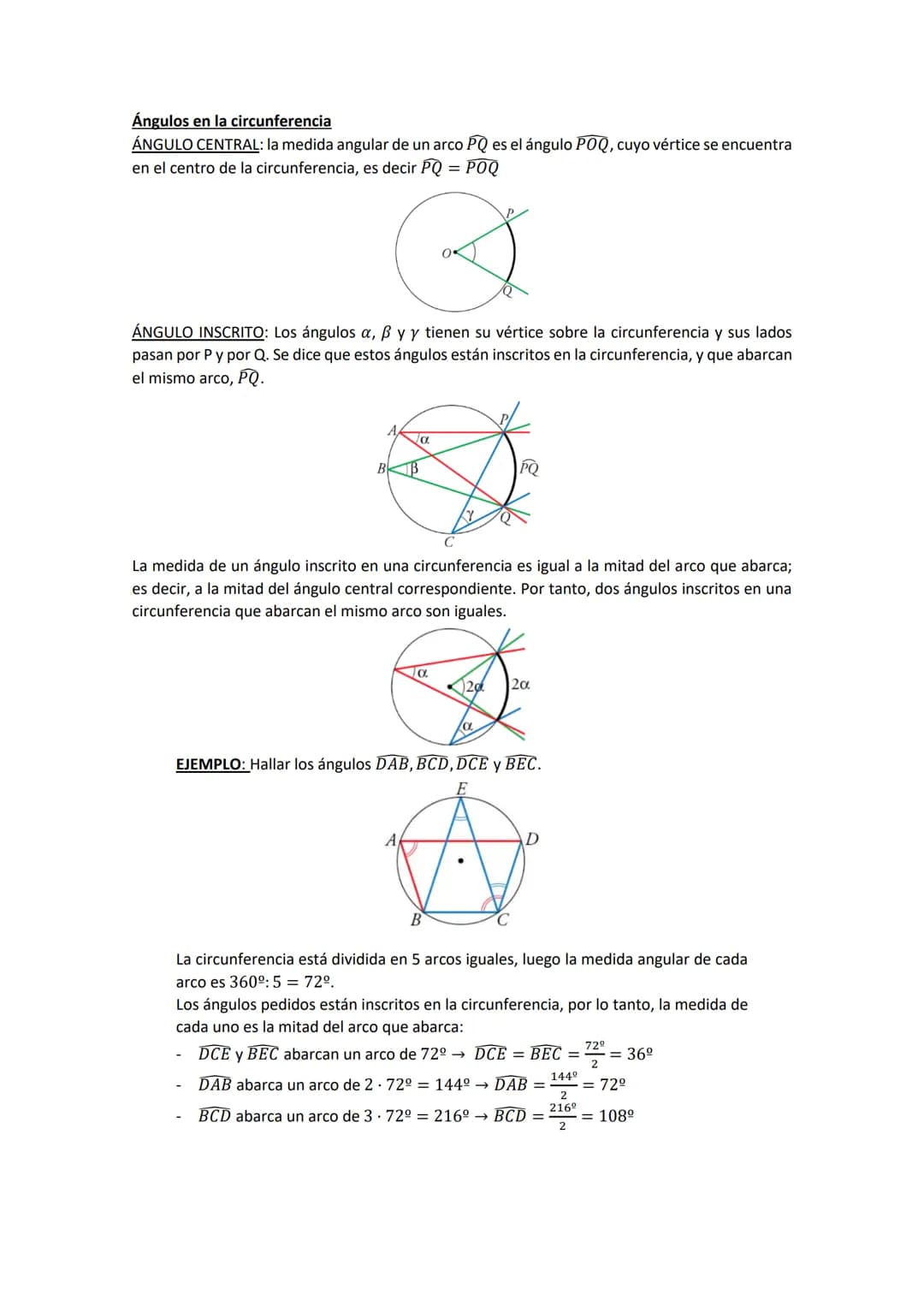 TEMA 5: POLÍGONOS, PERÍMETROS Y ÁREAS
1. LUGARES GEOMÉTRICOS
2. RELACIONES ANGULARES
3. TRIÁNGULOS SEMEJANTES. TEOREMA DE TALES
4. FIGURAS S
