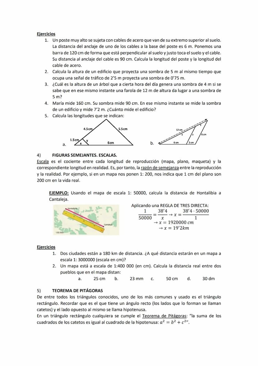 TEMA 5: POLÍGONOS, PERÍMETROS Y ÁREAS
1. LUGARES GEOMÉTRICOS
2. RELACIONES ANGULARES
3. TRIÁNGULOS SEMEJANTES. TEOREMA DE TALES
4. FIGURAS S