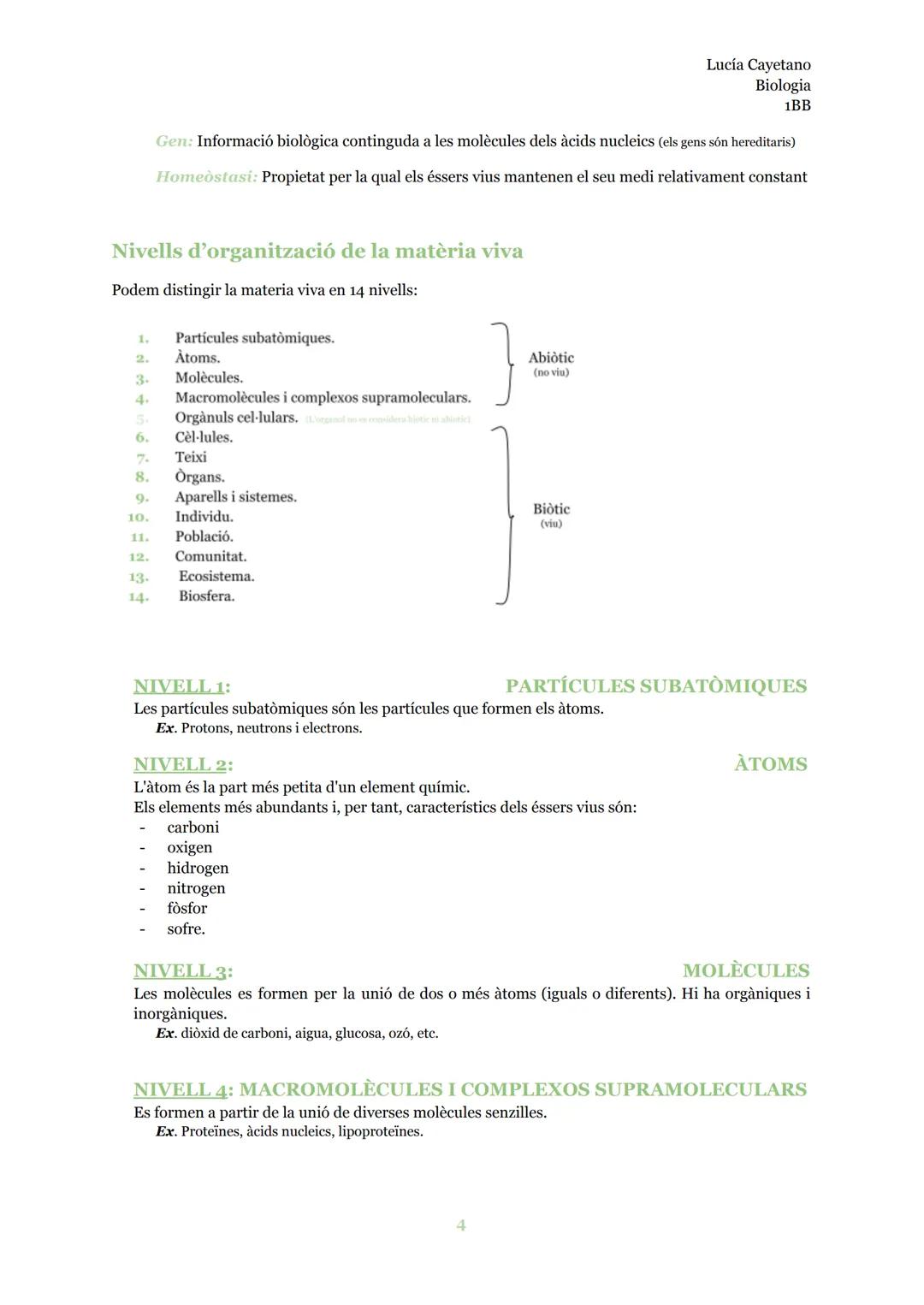 # LA COMPOSICIÓ DELS
## ÉSSERS VIUS

Biologia Lucía Cayetano
Biologia
1BB
INDEX

La vida....................................................