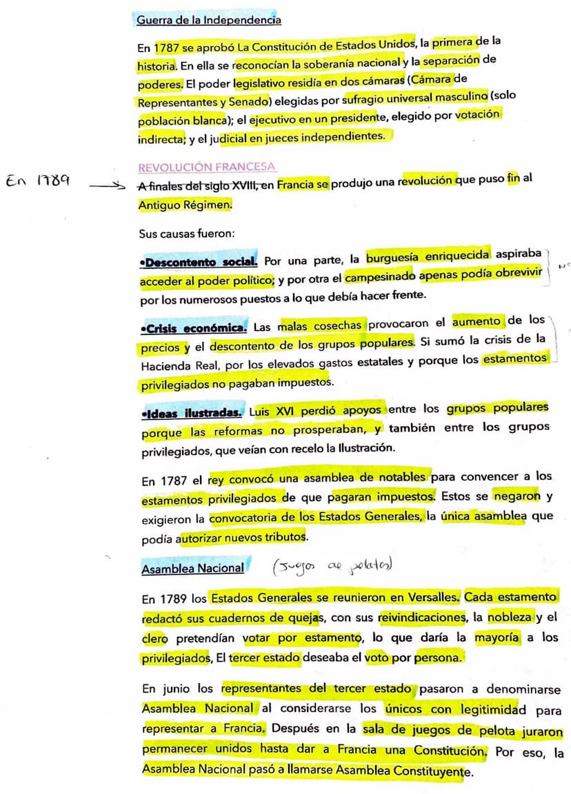 REVOLUCIONES LIBERALES Y
NACIONALISMOS
Índice tema 2
Revolución americana
Revolución francesa
Radicalización
•Europa napoleónica
•Restauraci