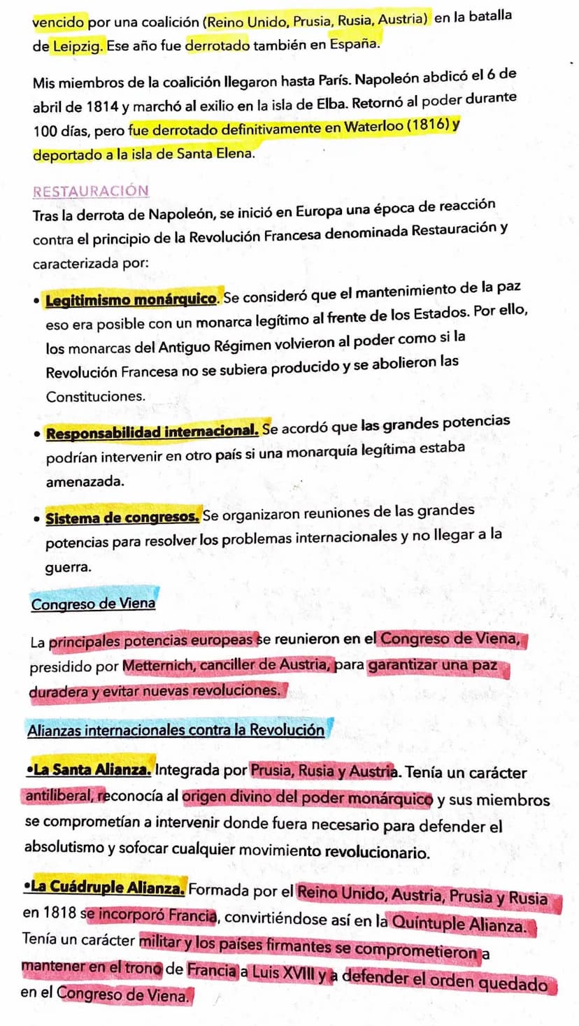 REVOLUCIONES LIBERALES Y
NACIONALISMOS
Índice tema 2
Revolución americana
Revolución francesa
Radicalización
•Europa napoleónica
•Restauraci