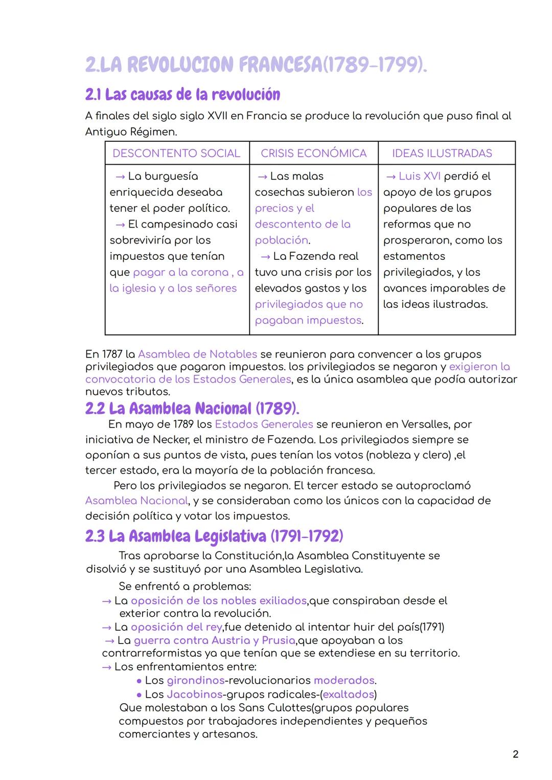 La era de las revoluciones
1.LA CRISIS DEL ANTIGUO REGUIMEN.
A finales del siglo XVIII el Antiguo Régimen comenzó a caerse.
El cambio empezó