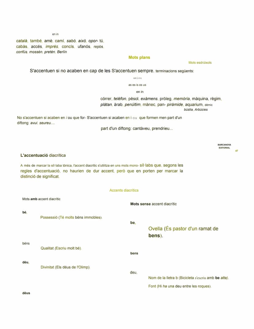 Ortografia: normes bàsiques
Tot seguit trobaràs informació que val la pena recordar per escriure cor- rectament i
per resoldre les activitat