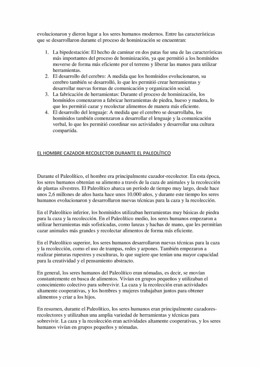 
<p>La prehistoria es el período de la historia que abarca desde la aparición del ser humano hasta la invención de la escritura, hace unos 5