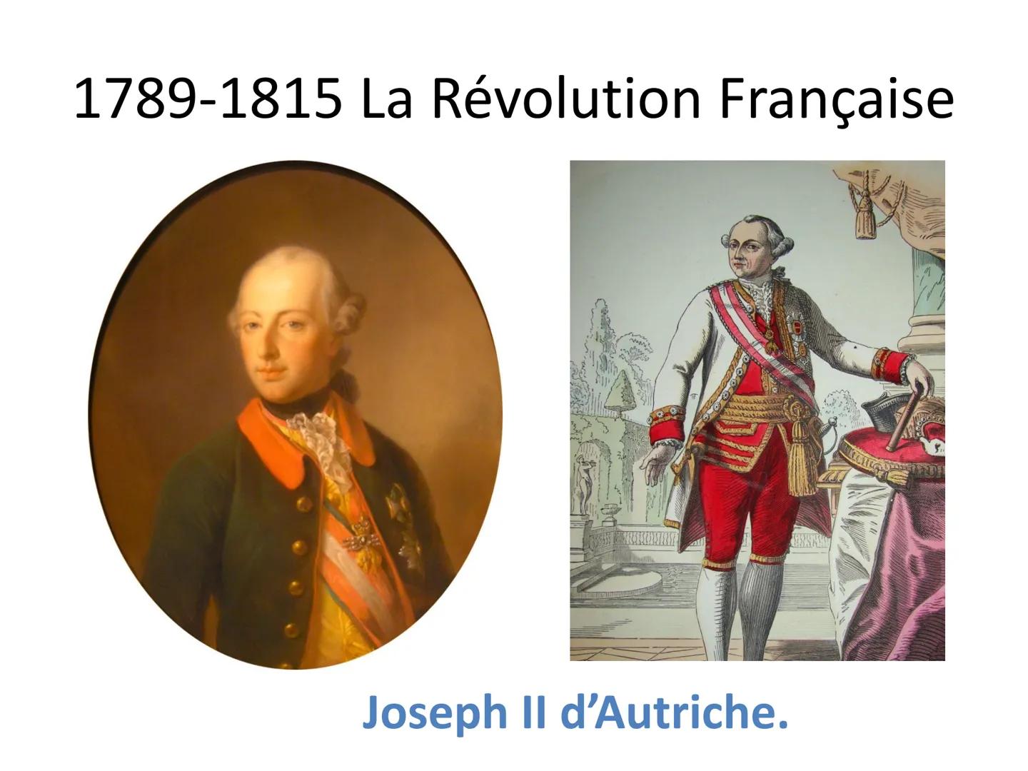 1789-1815
LA RÉVOLUTION FRANÇAISE ●
1789-1815 La Révolution Française.
1789-1792 Monarchie constitutionnelle.
1792-1794 La Convention.
1794-