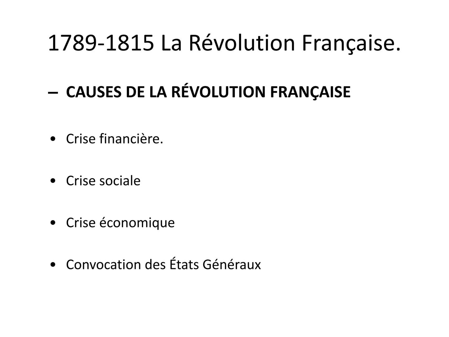 1789-1815
LA RÉVOLUTION FRANÇAISE ●
1789-1815 La Révolution Française.
1789-1792 Monarchie constitutionnelle.
1792-1794 La Convention.
1794-