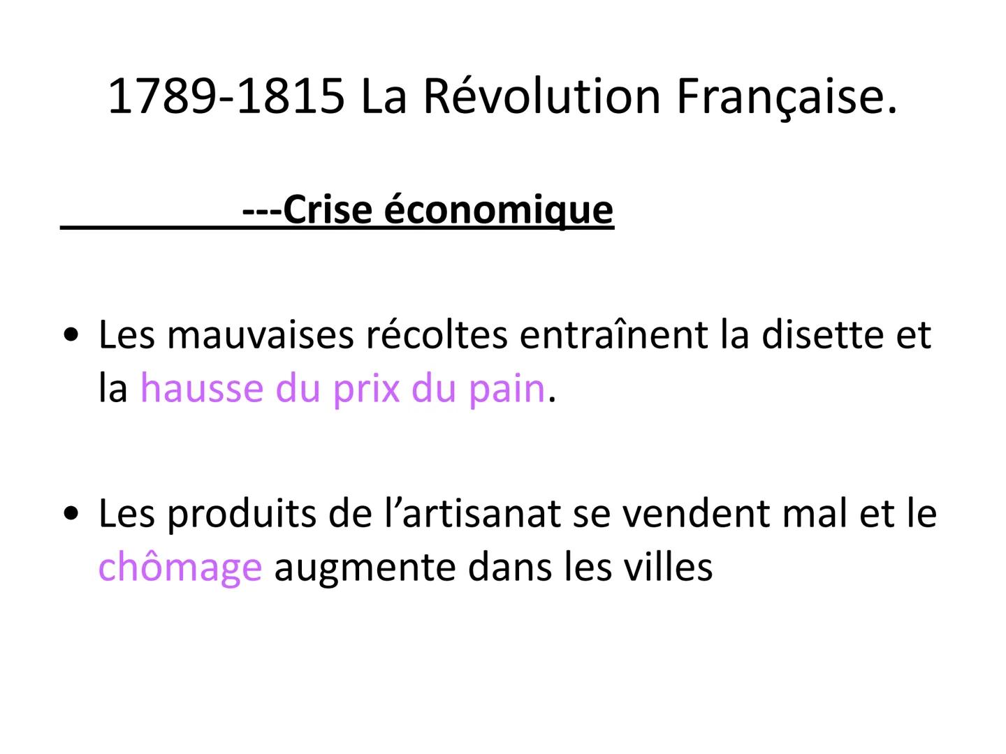 1789-1815
LA RÉVOLUTION FRANÇAISE ●
1789-1815 La Révolution Française.
1789-1792 Monarchie constitutionnelle.
1792-1794 La Convention.
1794-