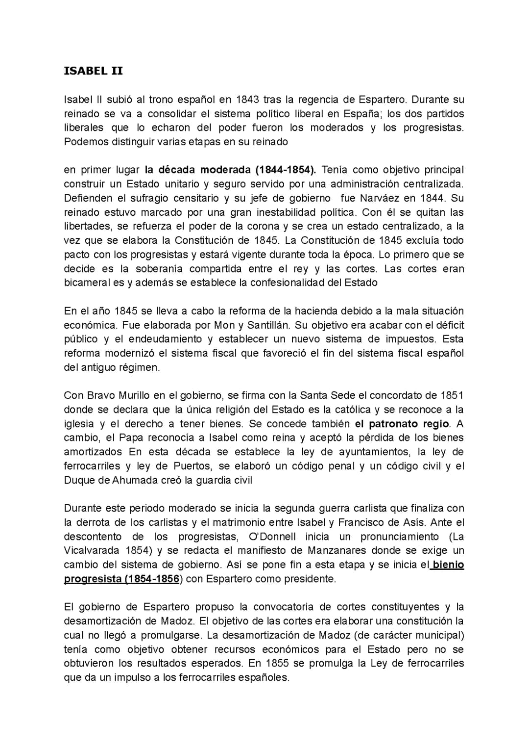 Queen Isabel II's Rule in Spain: Simple Facts