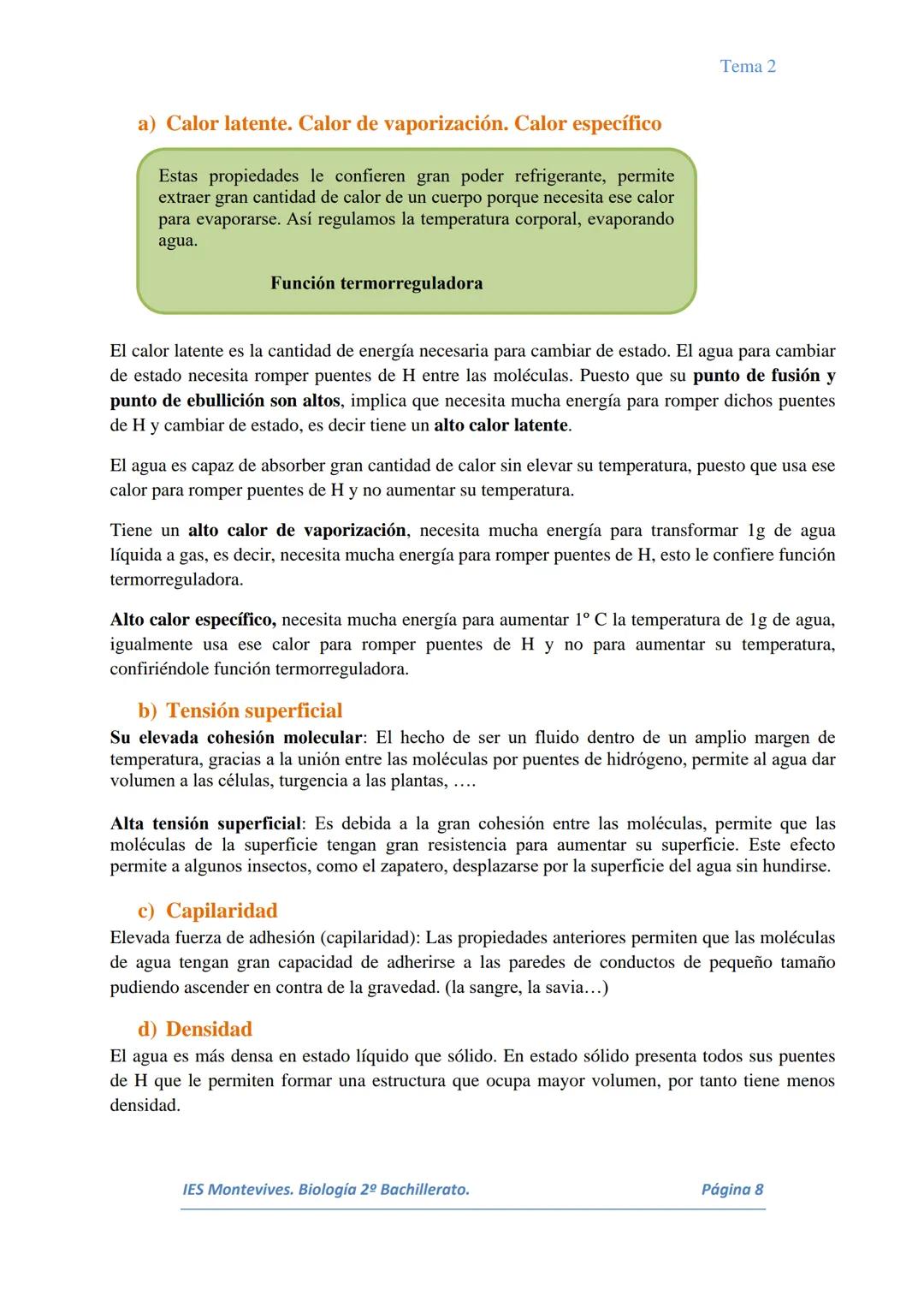 # Tema 1

# TEMA 1 Bioelementos. Agua y Sales Minerales

I. BIOELEMENTOS Y PRINCIPIOS INMEDIATOS

Todo el universo conocido está formado por
