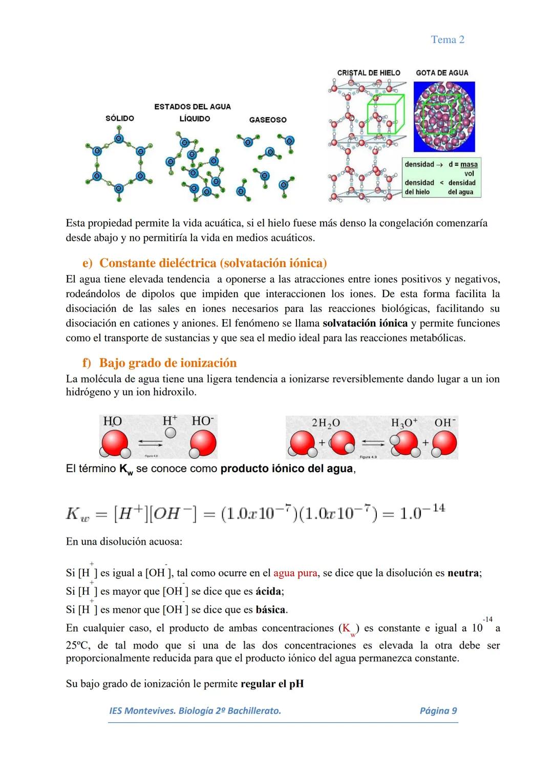 # Tema 1

# TEMA 1 Bioelementos. Agua y Sales Minerales

I. BIOELEMENTOS Y PRINCIPIOS INMEDIATOS

Todo el universo conocido está formado por
