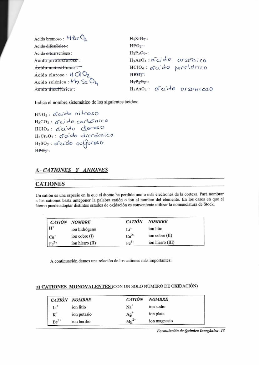 EJERCICIOS:
FORMULAR:
Pentafluoruro de bromo: Br
Hexacloruro de azufre: scl6
Disulfuro de carbono: CS2
Trisulfuro de diboro: B₂ S3
FORMULAR: