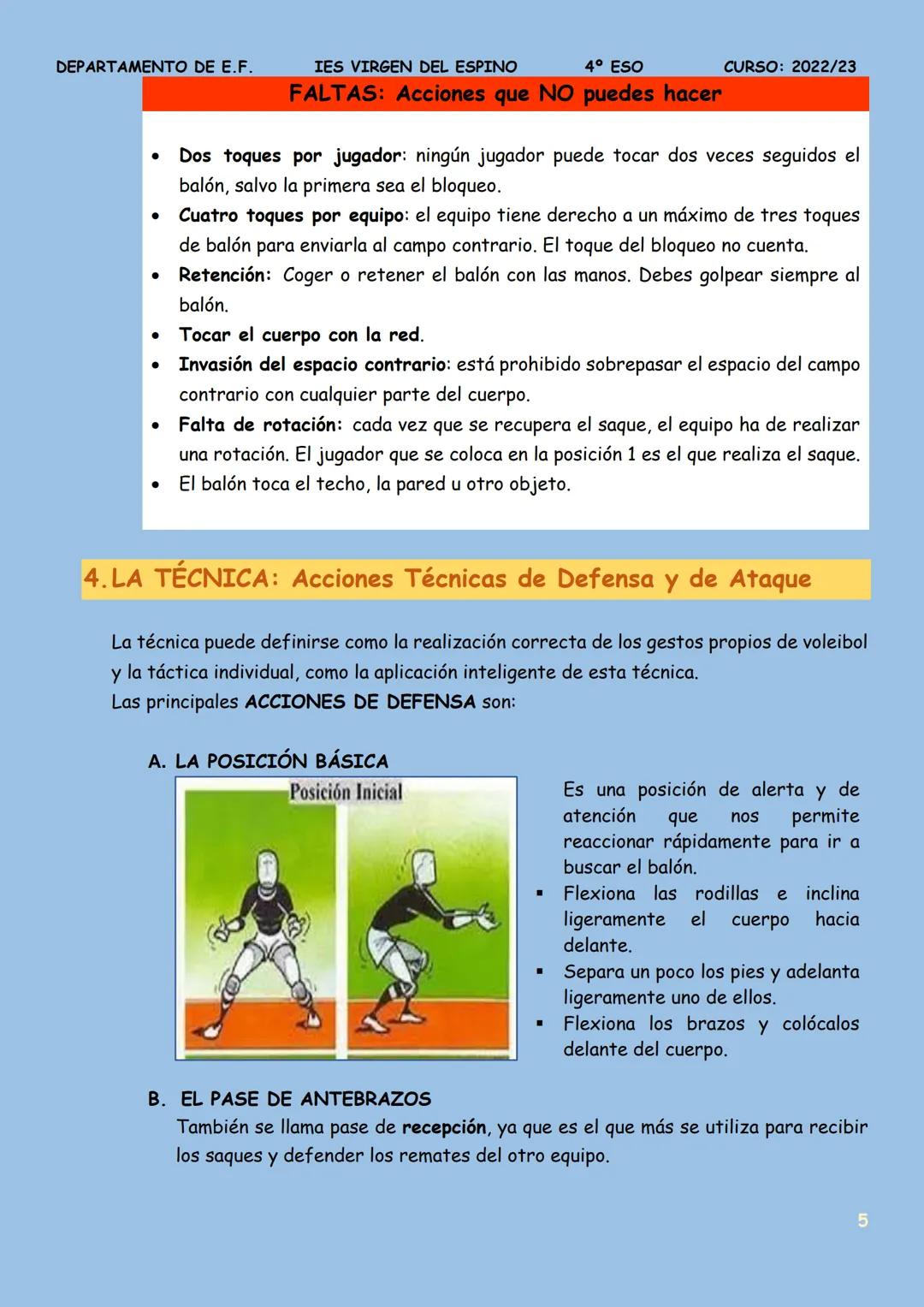 DEPARTAMENTO DE E.F.
IES VIRGEN DEL ESPINO
4º ESO
CURSO: 2022/23
# TEMA 2: EL VOLEIBOL
"Rematando el trimestre II"

13

# 1. ¿DEPORTE?

Part