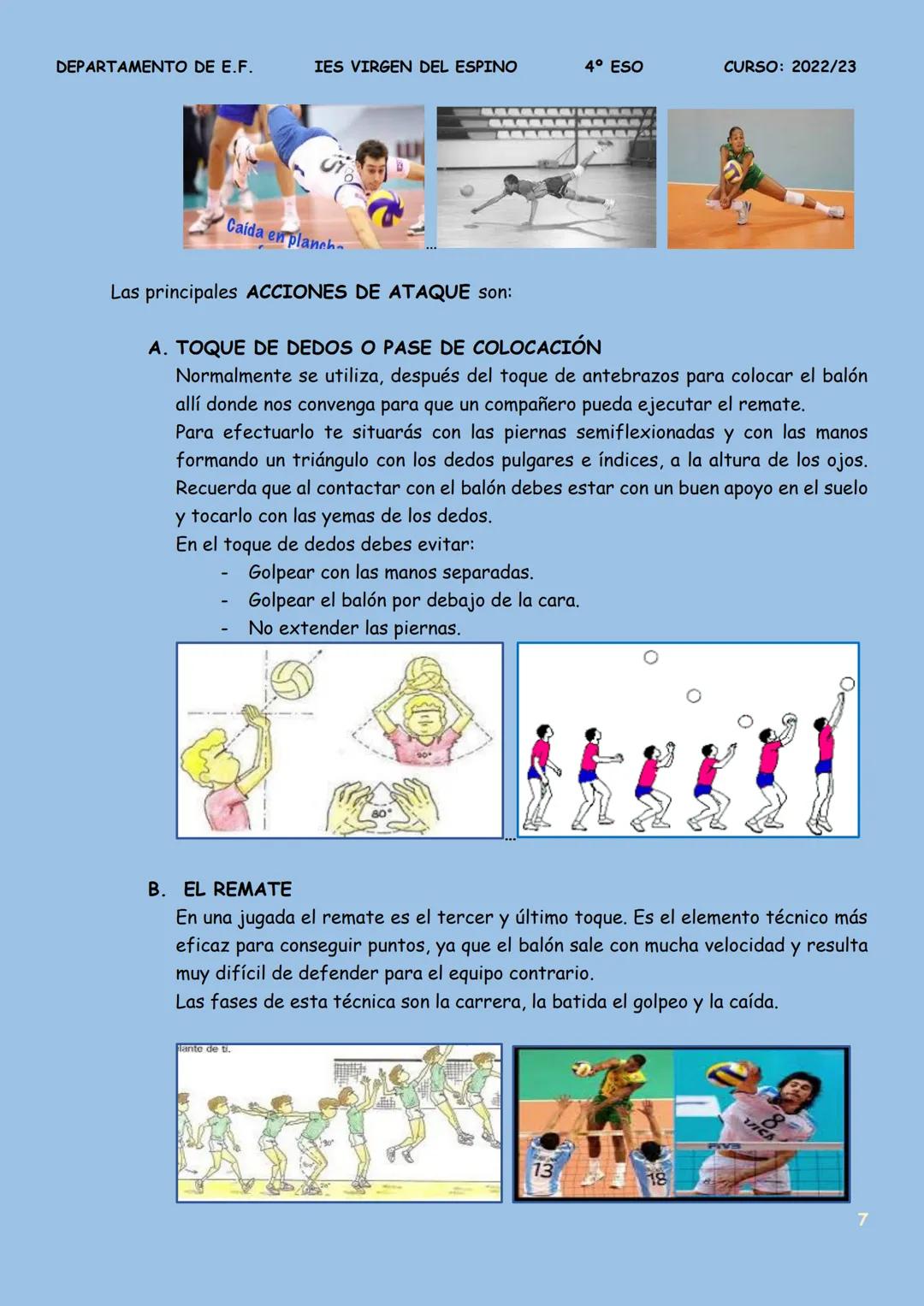 DEPARTAMENTO DE E.F.
IES VIRGEN DEL ESPINO
4º ESO
CURSO: 2022/23
# TEMA 2: EL VOLEIBOL
"Rematando el trimestre II"

13

# 1. ¿DEPORTE?

Part