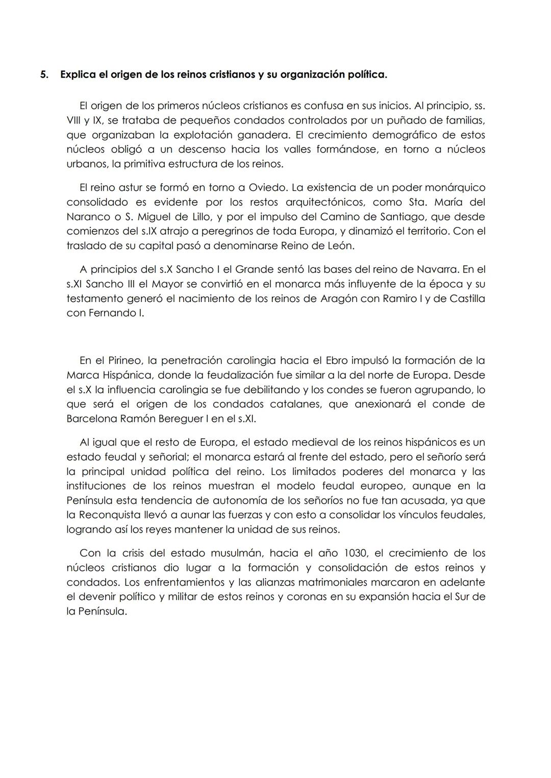 BLOQUE 2

1. Características de la monarquía visigoda.

La crisis que el Imperio romano sufrió de los siglos III al V, vino marcada por los
