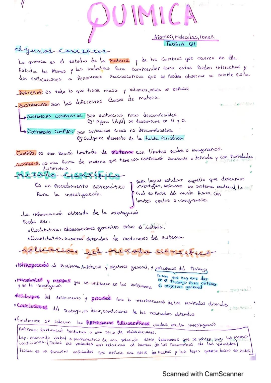 QUIMICA
algunos concertos
La quimica es el estudio de la materia
Estudia los Atomos Y
dar explicaciones
ATOMOS, Moleculas, Iones.
Teohin Q1
