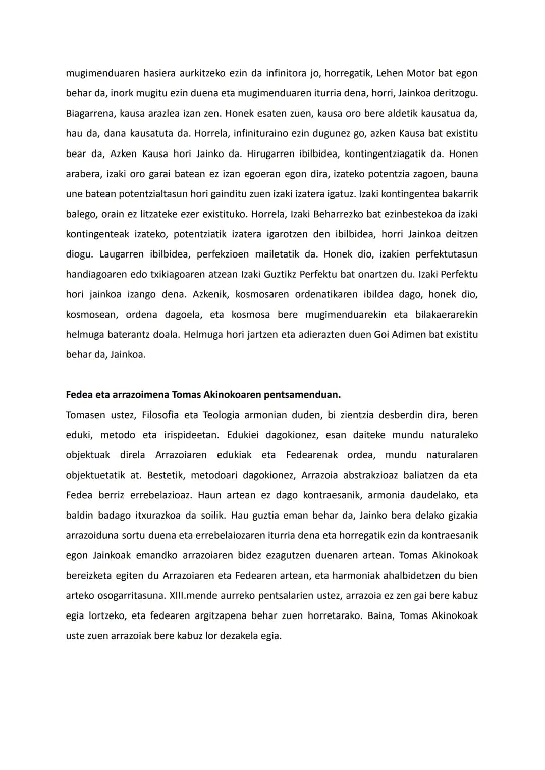 AGUSTIN HIPONAKO ETA TOMAS AKINOKOA
Fedea eta arrazoimena: ulertzeko sinetsi
Agustinentzat, bai fedea eta bai arrazoimena behrrezkoak dira, 