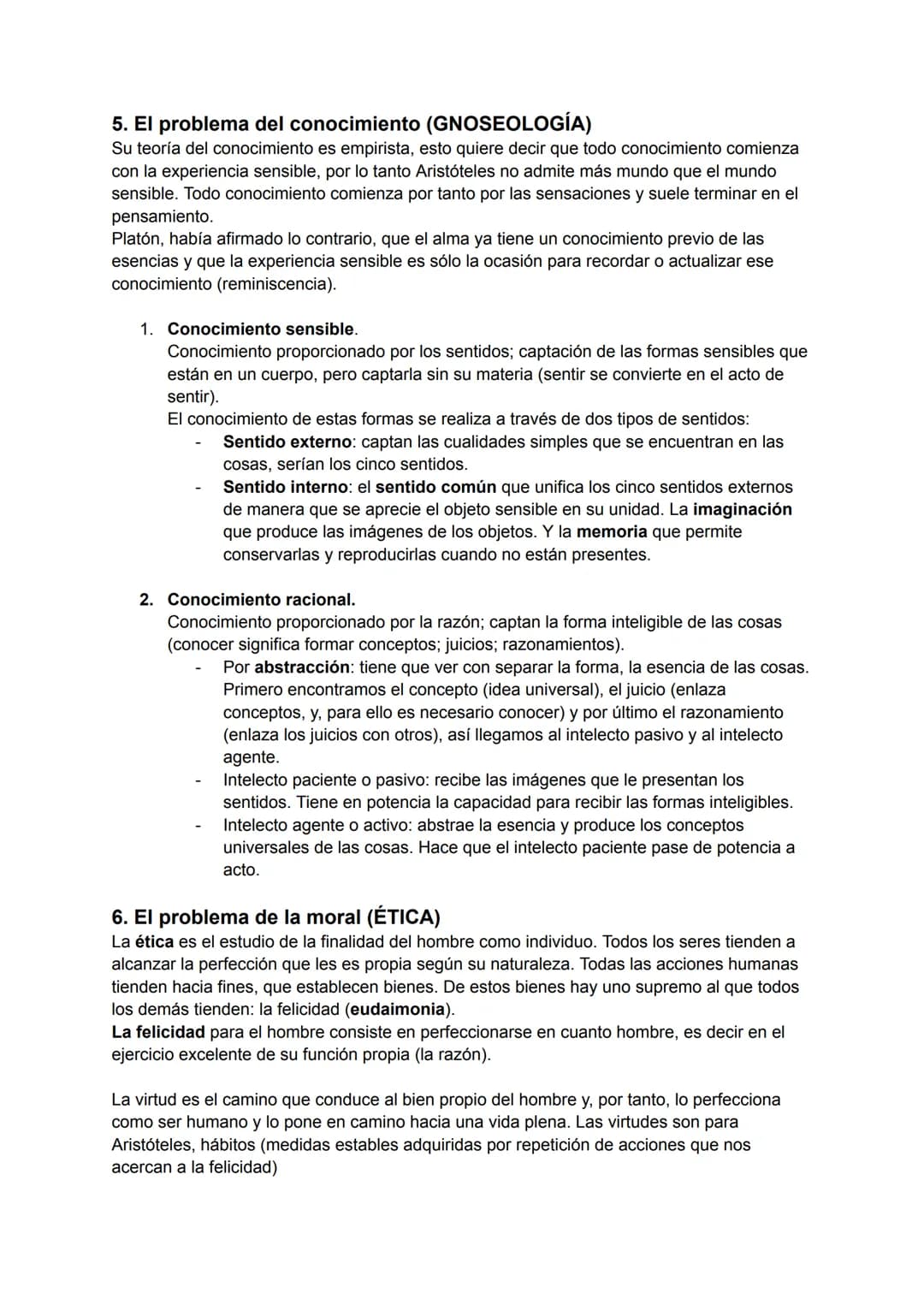 TEMA 2: ARISTÓTELES
Aristóteles (384-322 a. C) nació en Estagira. A los 18 años ingresó en la Academia platónica, hasta que Platón
muere (as
