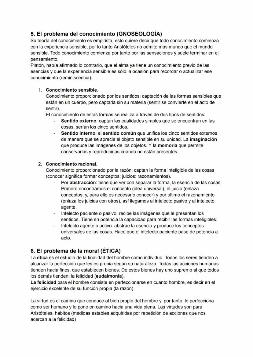TEMA 2: ARISTÓTELES
Aristóteles (384-322 a. C) nació en Estagira. A los 18 años ingresó en la Academia platónica, hasta que Platón
muere (as