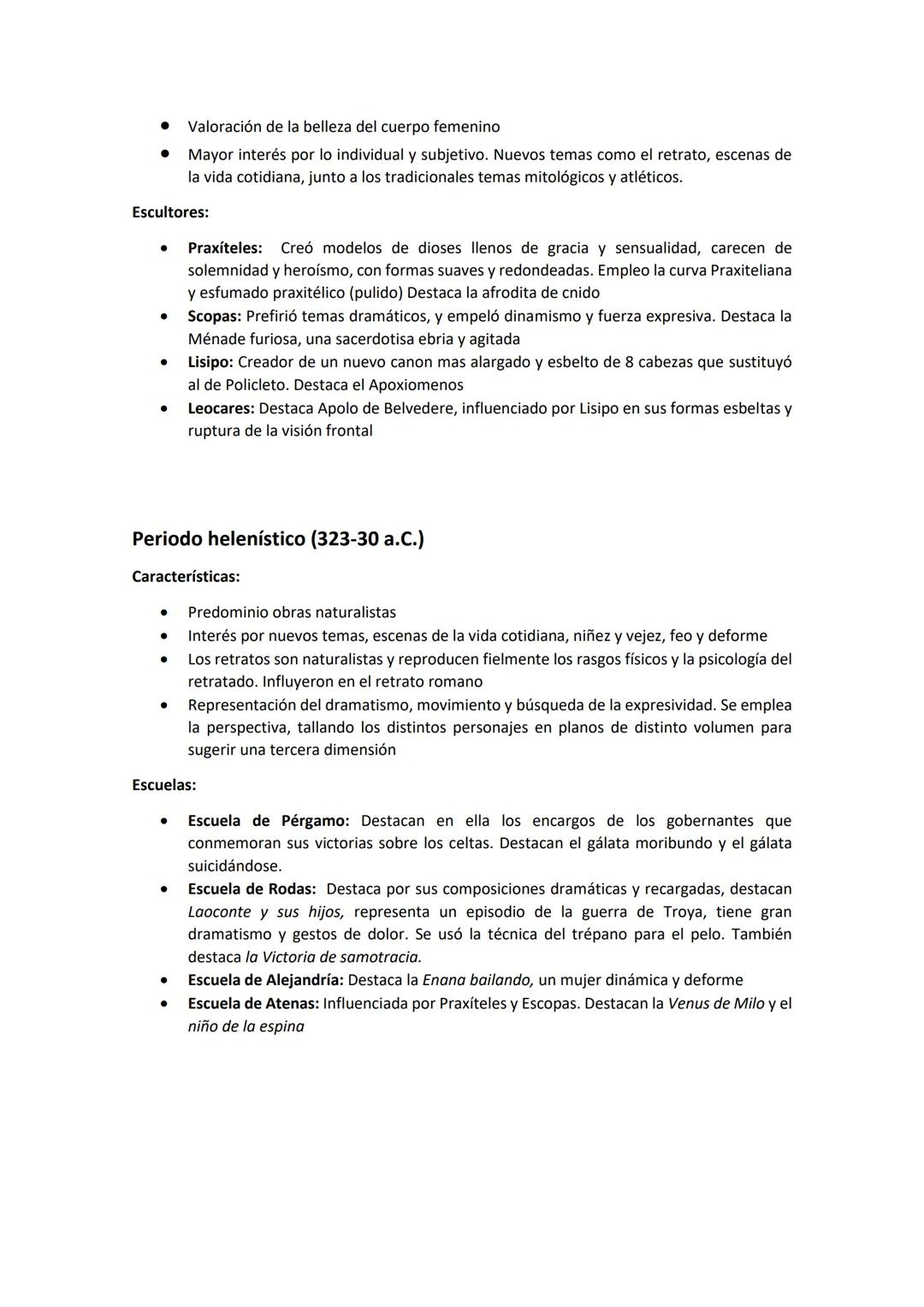 # Características generales escultura griega

La escultura griega tuvo una evolución considerable entre los periodos arcaico y helenístico, 