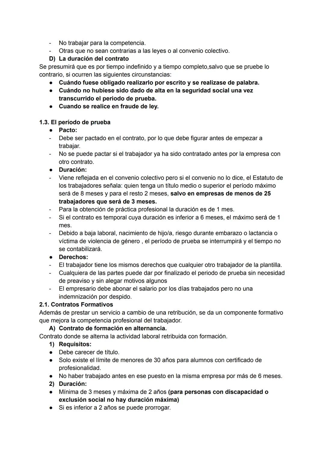 TEMA 6: El contrato de trabajo.
1. El contrato de trabajo
Es el acuerdo entre el trabajador y el empresario por el cual el trabajador se com