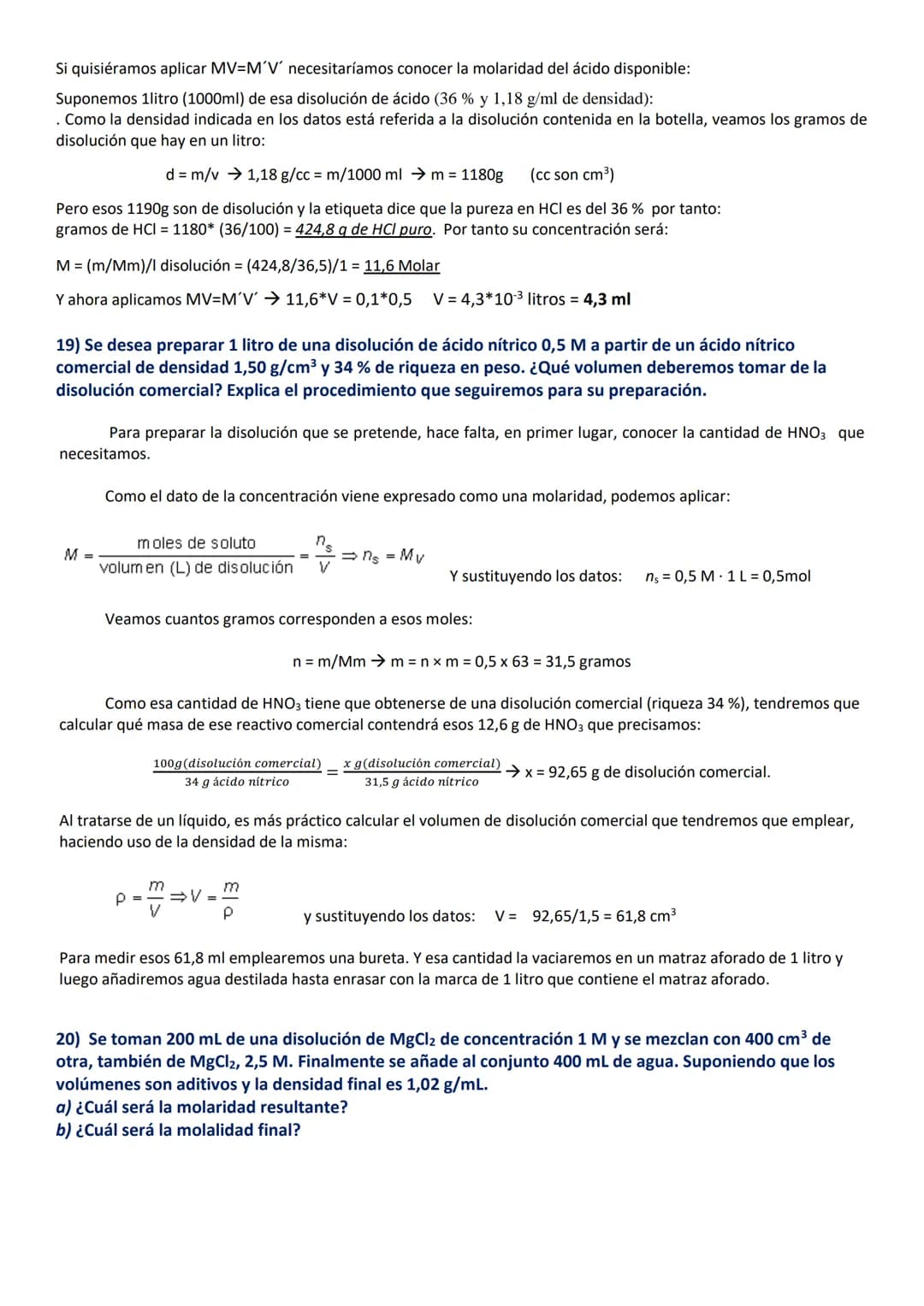 EJERCICIOS DE 1º DE BACHILLERATO RESUELTOS Y COMENTADOS
MATERIA, GASES Y DISOLUCIONES.
1) ¿Cuántos átomos de oxígeno hay en 0,1g de Fe2(SO4)