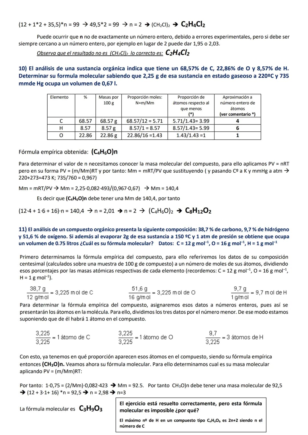 EJERCICIOS DE 1º DE BACHILLERATO RESUELTOS Y COMENTADOS
MATERIA, GASES Y DISOLUCIONES.
1) ¿Cuántos átomos de oxígeno hay en 0,1g de Fe2(SO4)