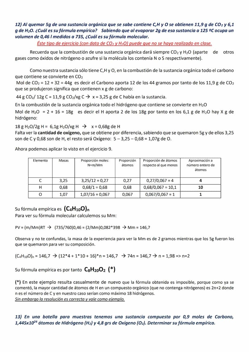 EJERCICIOS DE 1º DE BACHILLERATO RESUELTOS Y COMENTADOS
MATERIA, GASES Y DISOLUCIONES.
1) ¿Cuántos átomos de oxígeno hay en 0,1g de Fe2(SO4)
