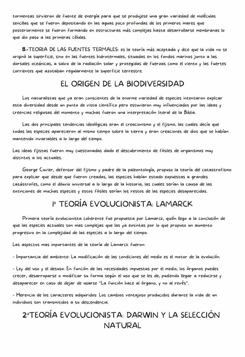 EL ORIGEN Y LA EVOLUCIÓN DE
LA VIDA
EL ORIGEN DE LA VIDA:
• La generación espontánea de la vida es una creencia que se mantuvo desde la anti