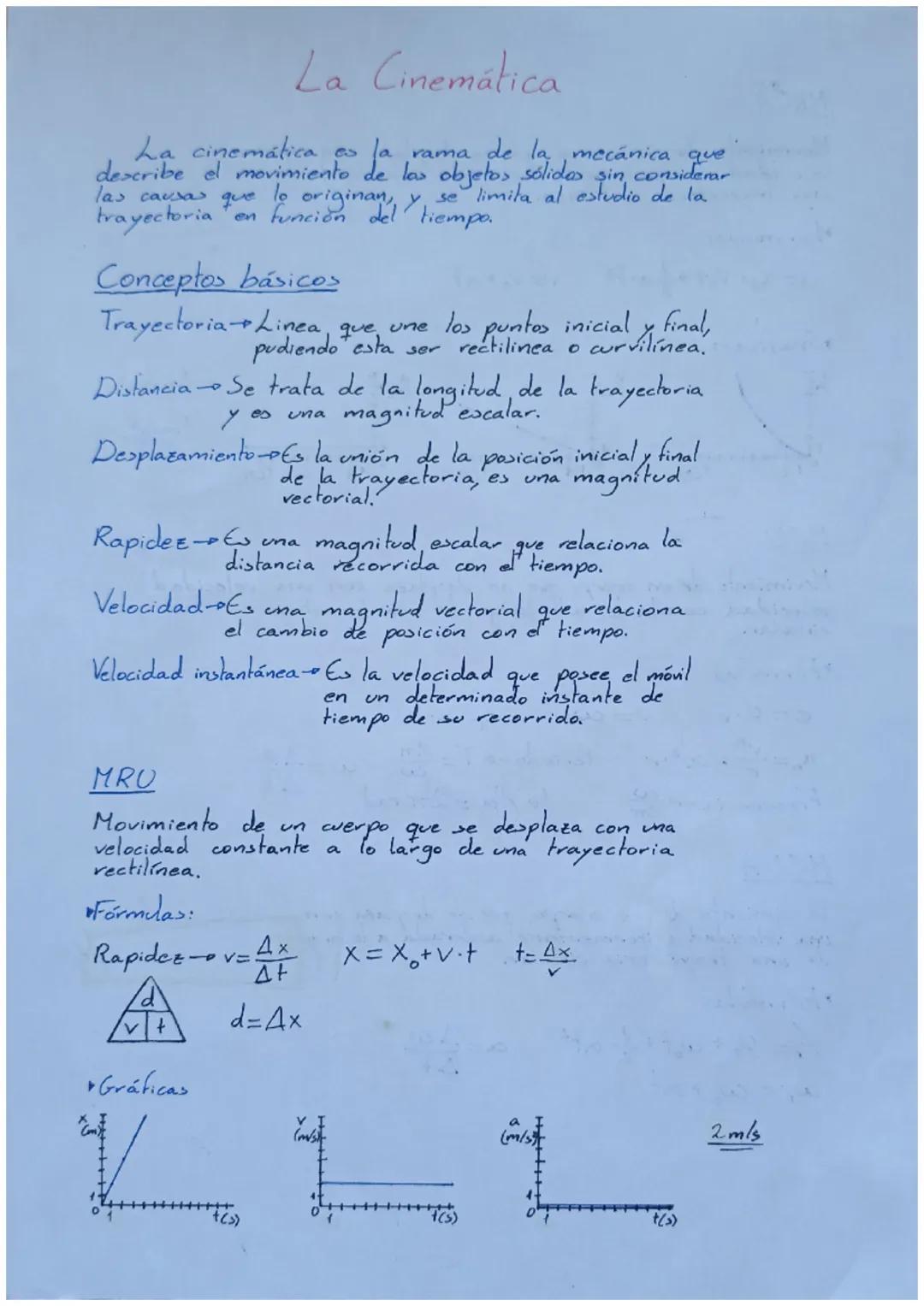 La Cinemática

La cinematica es la rama de la mecánica que describe el movimiento de los objetos sólidos sin considerar las causas que lo or