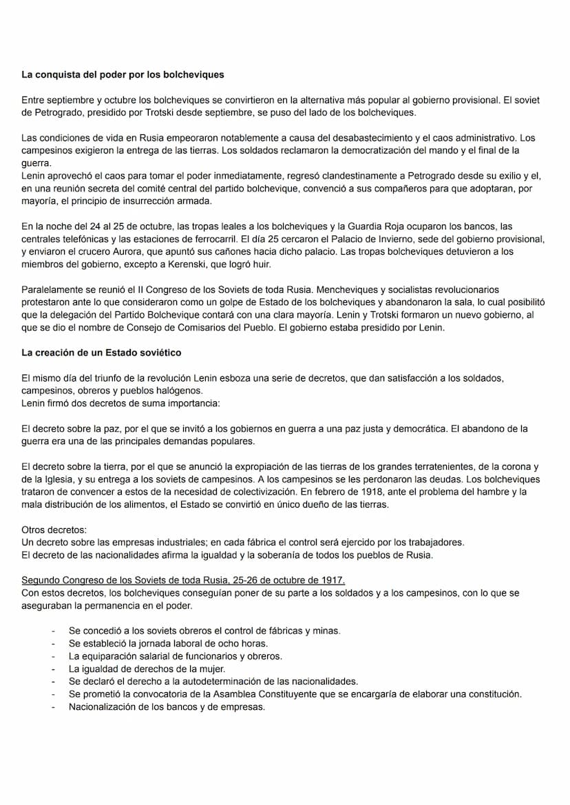 introducción
la revolución rusa y la creación de la URSS
La Revolución Rusa supuso la desaparición de la Rusia zarista y la creación de un r