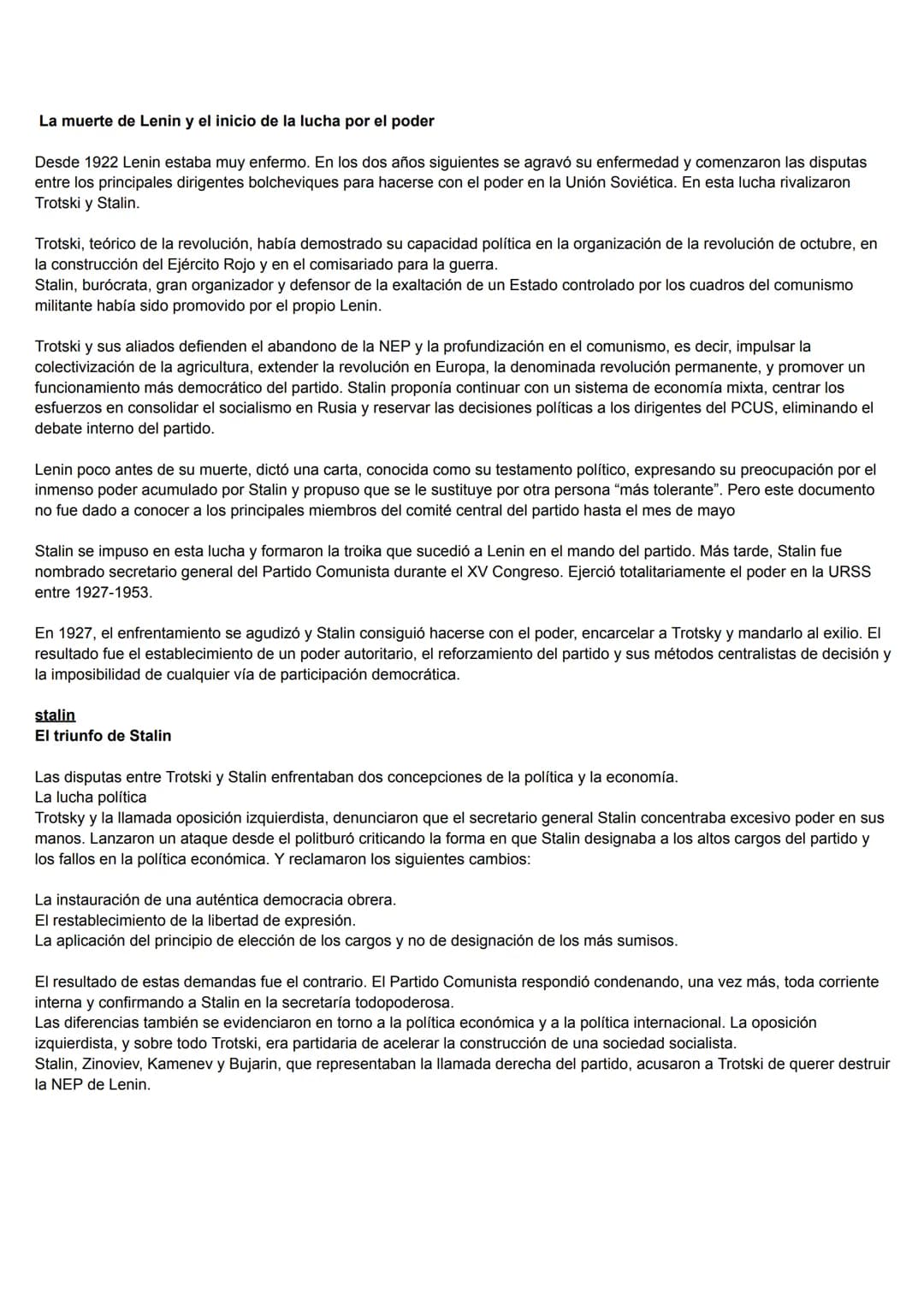 introducción
la revolución rusa y la creación de la URSS
La Revolución Rusa supuso la desaparición de la Rusia zarista y la creación de un r