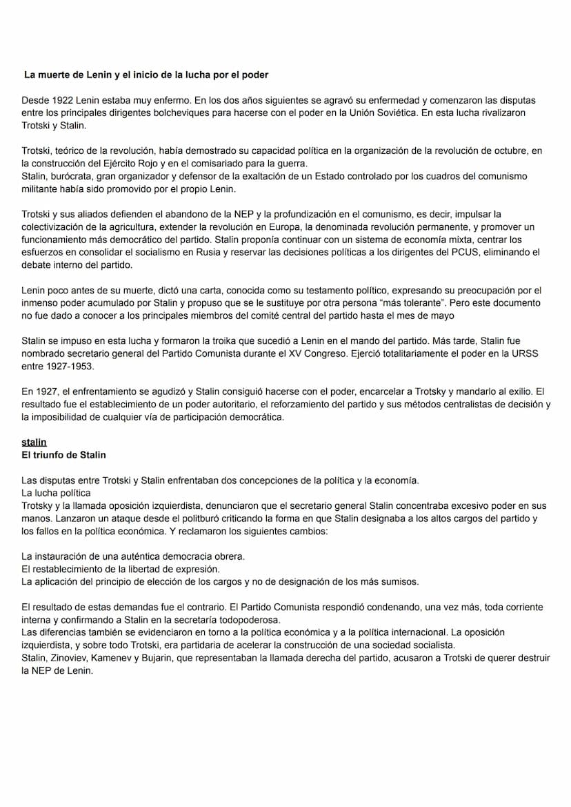 introducción
la revolución rusa y la creación de la URSS
La Revolución Rusa supuso la desaparición de la Rusia zarista y la creación de un r