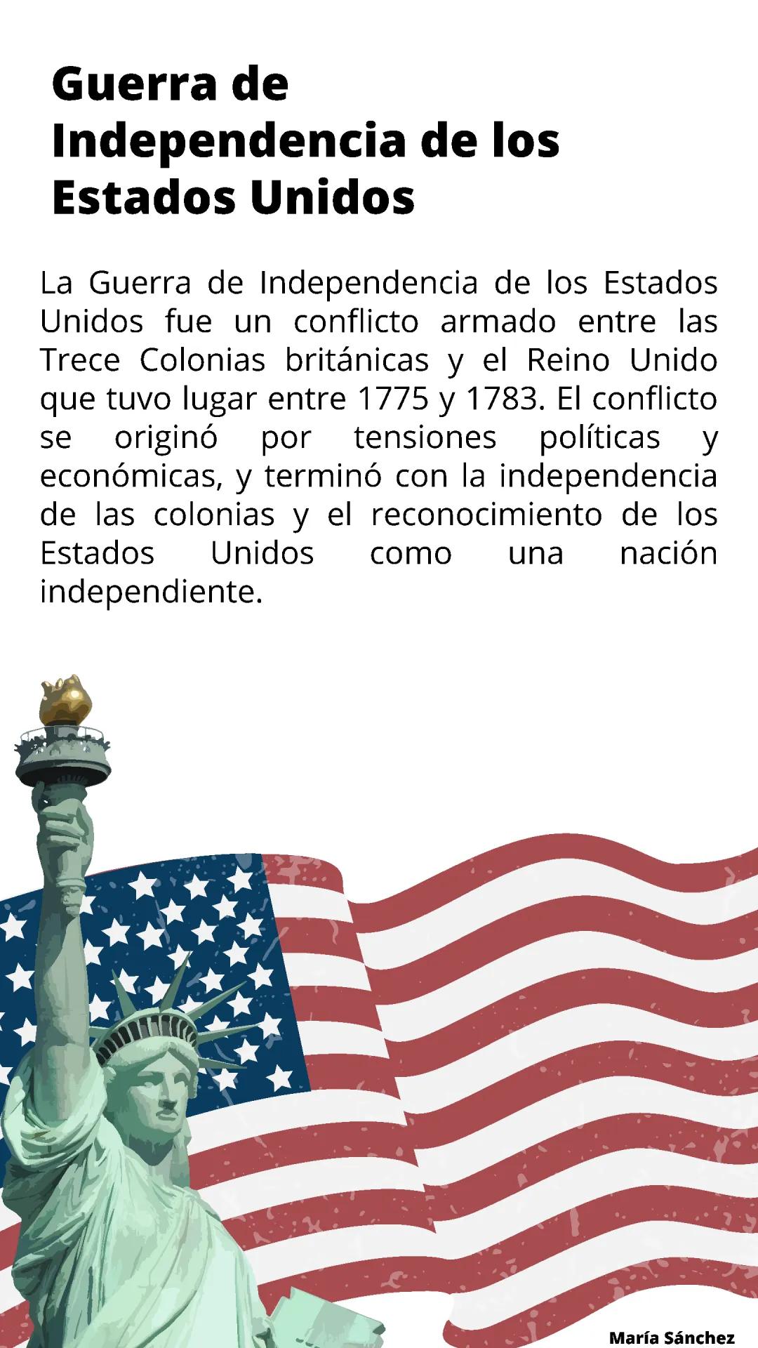 Guerra de Independencia de los Estados Unidos